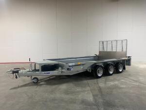 2025 Ifor Williams GX126 Klep 3-asser ADV1035 | Aanhangwagen | Machinetransporter