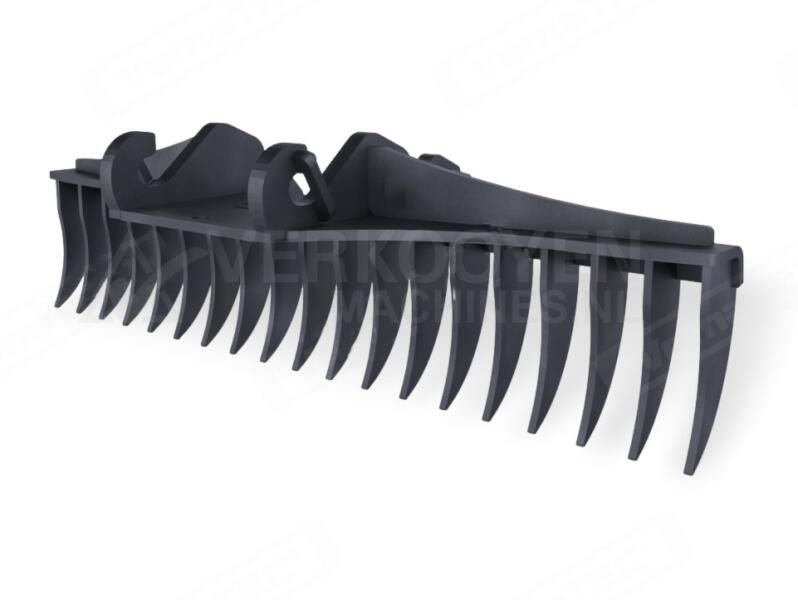 2025 VM Tuindershark CW10 180cm ADV1094 | Aanbouwdelen | Hark voor minigraver
