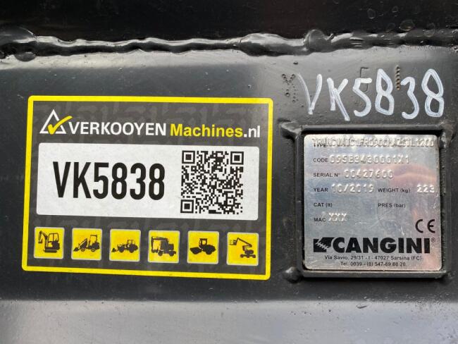 2025 Cangini Benne TC1F-120 Klepelmaaier Giant / Norcar ADV1125 | Aanbouwdelen | Klepelmaaier