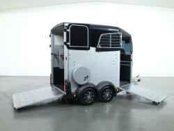 2025 Ifor Williams HBX506 2 paards trailer - Voorlosser RH (zwart) VT775 | Aanhangwagen | Paardentrailer
