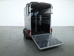 2025 Ifor Williams HBX506 2 paards trailer - Voorlosser RH (zwart) VT775 | Aanhangwagen | Paardentrailer