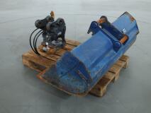 2023 Lehnhoff Powertilt PTS050 mit HS03 (MS03) + Loffel fur KX042-4 / KX037-4 DV1313 | Aanbouwdelen | Snelwissels