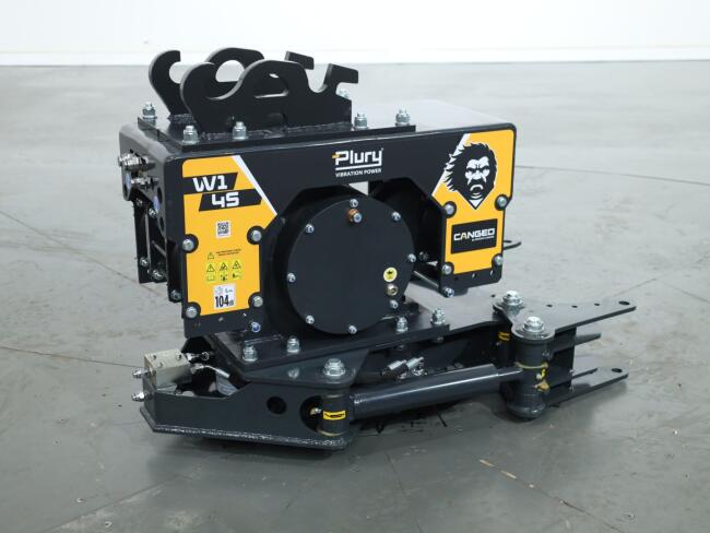 2026 Cangeo Plury W1 45 Trilblok met gripper CW05 (4-7t) VK11011 | Aanbouwdelen | Trilblok