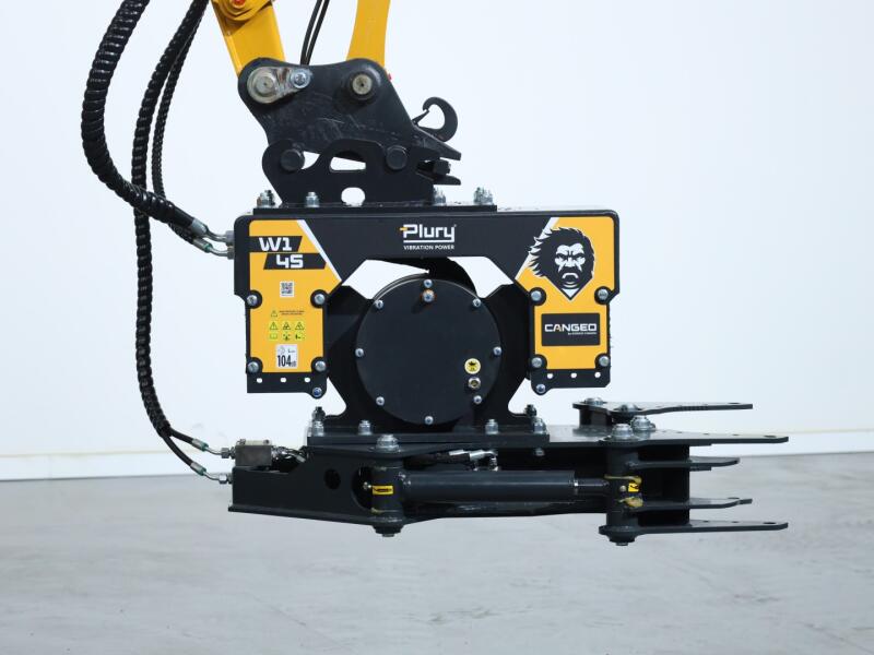 2026 Cangeo Plury W1 45 Trilblok met gripper CW05 (4-7t) VK11011 | Aanbouwdelen | Trilblok