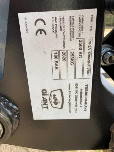 2025 Giant Palletvorken hydraulisch Vorkversteller + Sideshift ADV4 | Aanbouwdelen | Palletbord