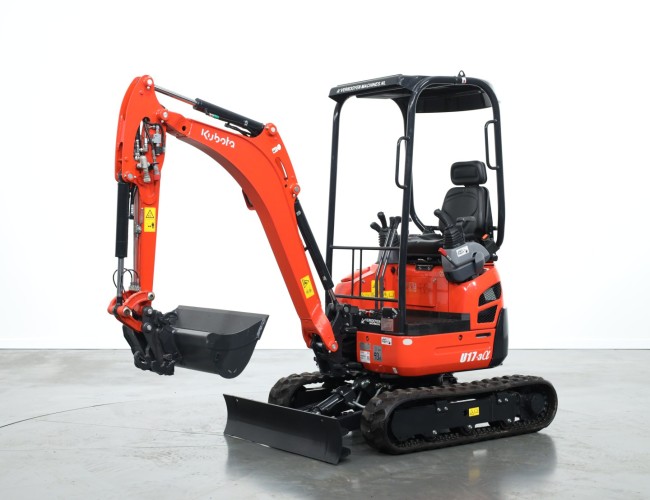 1 Kubota U17-3 Alpha Hi-Spec+ ADV18 | Graafmachine | Minigraver